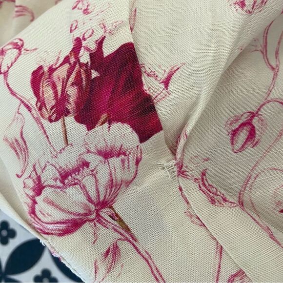 Chelsea and Walker Floral Button Front Mini Dress - Picture 6 of 9